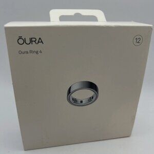 Oura Ring Gen 4 Silver - NEW!!